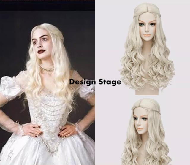 コスプレウィッグ ディズニー アリス イン ワンダーランド 白の女王 風 cosplay 仮装 wig アニメ ハロウィン イベント w046 au pay マーケット