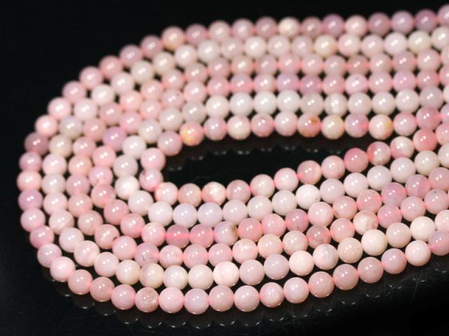 天然石 丸ビーズ オパール ピンク 5a 6mm 半連 ブレスレット約1本分 パワーストーンの通販はau Pay マーケット 石流通センター