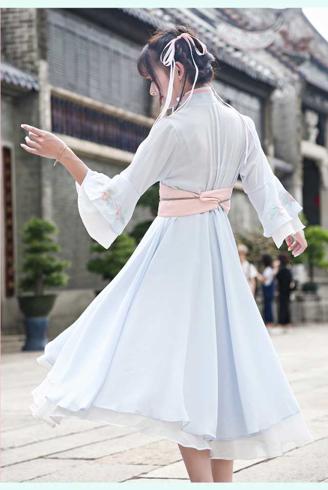 漢服 唐装学園祭 仙女服 写真撮影 古代宮廷風 コスプレ衣装 女性 中華