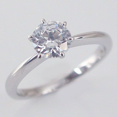 大粒ダイヤ Pt900 プラチナダイヤモンドリング 計1.63ct（16号）