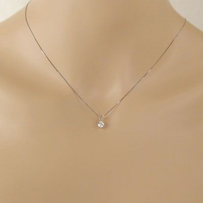 1粒 0.5ct 天然ダイヤモンド pt900 pt850 プラチナ ネックレス