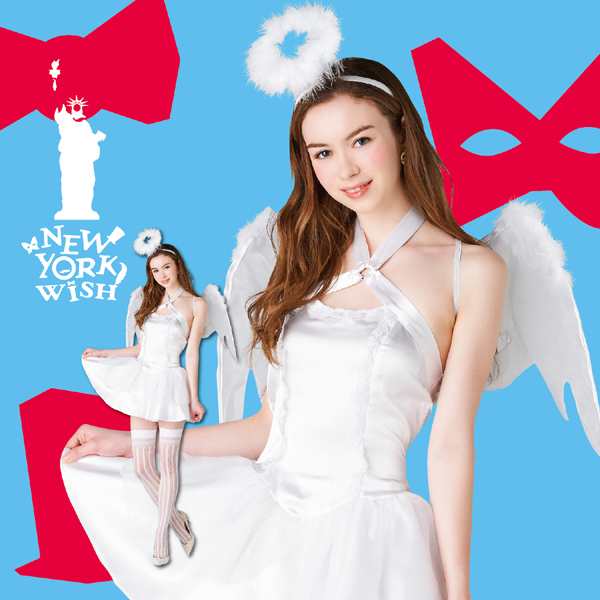 ハロウィン コスプレ 衣装 安い 人気 大人 妖精 天使 仮装 コスチューム 女性用 かわいい Nyw ホワイトキューピッドの通販はau Pay マーケット モバイルデパート