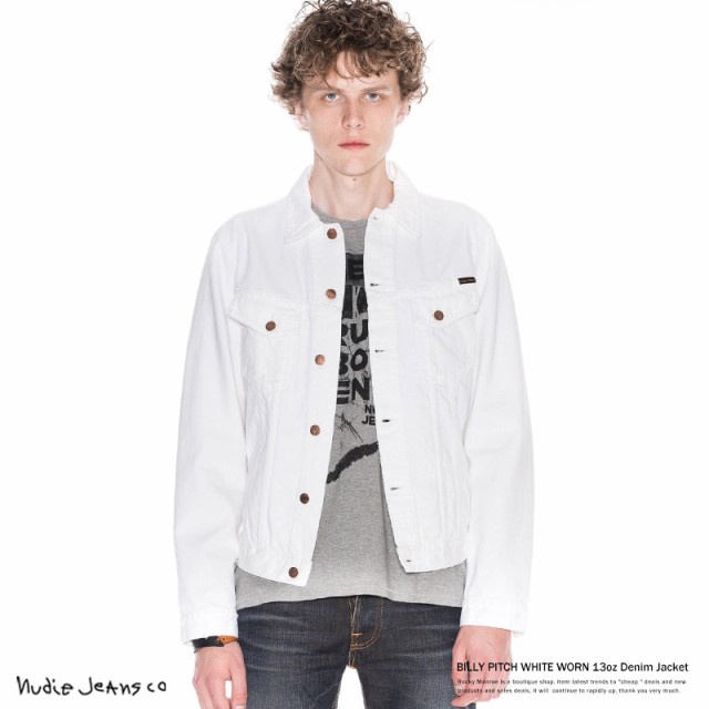 Nudie Jeans ヌーディージーンズ Billy ビリー デニムジャケット Gジャン ホワイトデニム 7062の通販はau Pay マーケット Rockymonroe ロッキーモンロー