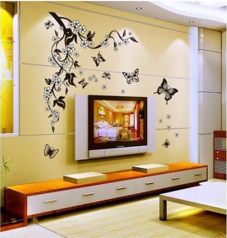 ウォールステッカー 風 ツリーと蝶々 壁シール モノトーン お洒落な 樹木 黒色 アゲハ 部屋の模様換えに はがせる インテリアステッカーの通販はau Pay マーケット 41ウォールステッカー