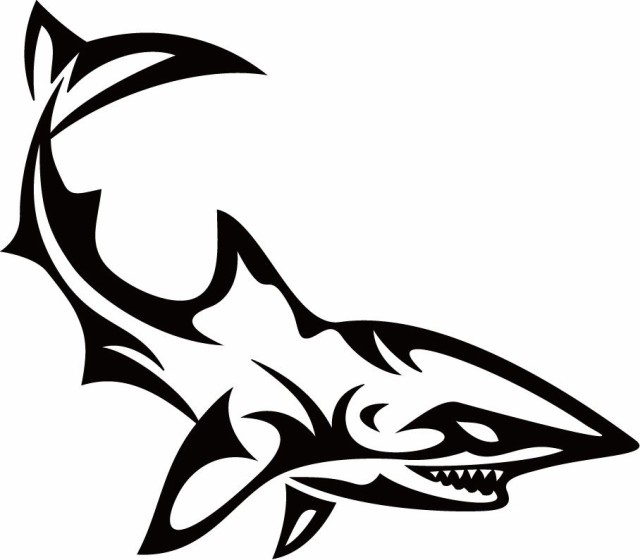 カッティングステッカー シャーク Shark サメ 鮫 トライバル 7 右向き 車 バイク カッコイイ ワンポイント カスタムの通販はau Pay マーケット M Sworks Au Pay マーケット店