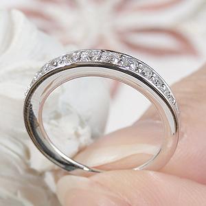 ダイヤモンド エタニティリング ピンキーリング 【0.2ct】 プラチナ900