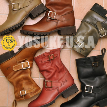 エンジニアブーツ レディース 本革 ショート Yosuke U S A ヨースケ 予約 は3営業日内に発送の通販はau Pay マーケット ヒップス シューストアau Wowma 店