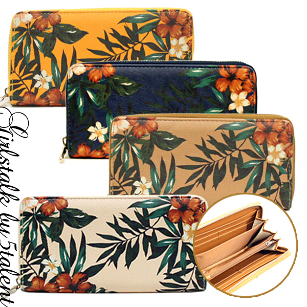 ハワイアン 長財布 レディース 南国 ムード 上品 デザイン 大容量 プレゼント ギフト おしゃれ 贈り物 カラフル フラ ハワイの通販はau Pay マーケット 5talent Online Shop