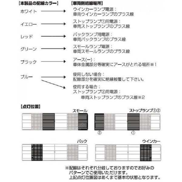 ●トラック用 ベンツタイプ　テールランプ　Ｒ/Ｌセット　Ｌ型ステー付き ｜au PAY マーケット