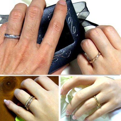 送料無料 刻印無料 ペアハワイアンジュエリー ペアリング 誕生石 プレゼント 結婚指輪 マリッジリング 入浴剤 写真フレーム ラッピング対応 アレルギー対応 の通販は