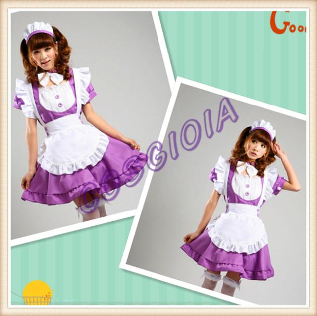 年末年始 クリスマス 忘年会 仮装 可愛いメイドさん コスプレ 衣装 7