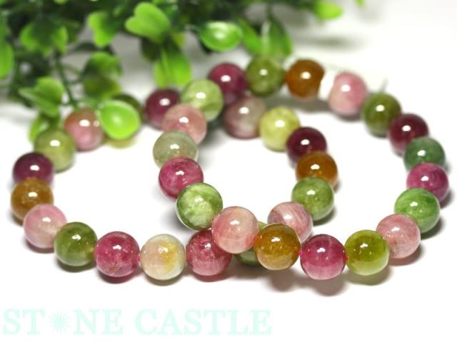 ☆高品質☆【天然石 ブレスレット】キャンディトルマリン (3A) (約11〜11.5mm) (ケース付) パワーストーン 母の日 ギフトの通販は