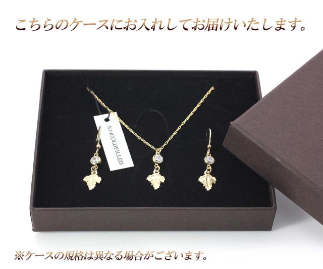 セット ネックレス ピアス ゴールド メイプル 楓 植物 葉っぱ セット ネックレス ピアス ゴールド メイプル 楓 植物 葉っぱ