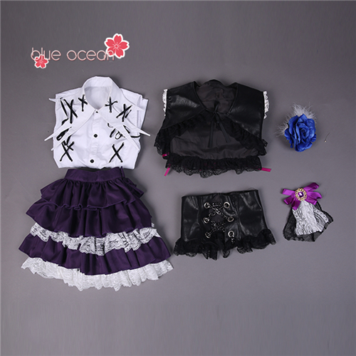 lovelive Sunshine Aqours ラブライブ サンシャイン アクア 津島 善子 GK 風 コスプレ衣装 コスチューム Cosplay 変装 仮装_6