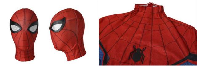 スパイダーマン：ホームカミング ピーター・パーカー コスプレ衣装[3579]