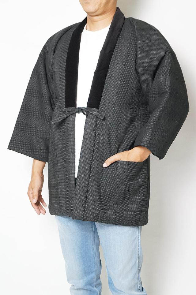 はんてん どてら 纏織り 刺し子 綿入れ 半天