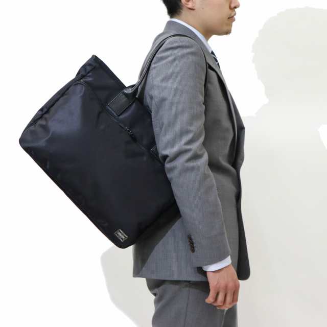 ポーター タイム トートバッグ 655-17873 ビジネスバッグ 吉田カバン PORTER TIME A4 ファスナー付き TOTE BAG 通勤  メンズ レディース ｜au PAY マーケット