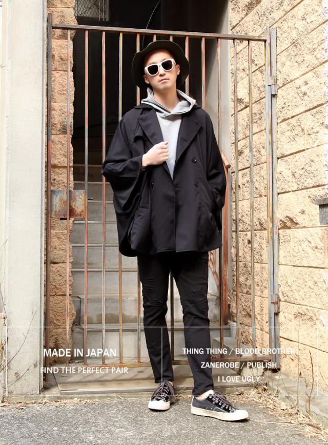 送料無料 日本製 変形 トレンチ ポンチョ コート メンズ 秋 冬 秋冬 秋服 おしゃれ カジュアル モード系 アウター ジャケット オーバーサの通販はau Pay マーケット 7周年アークティックプラント