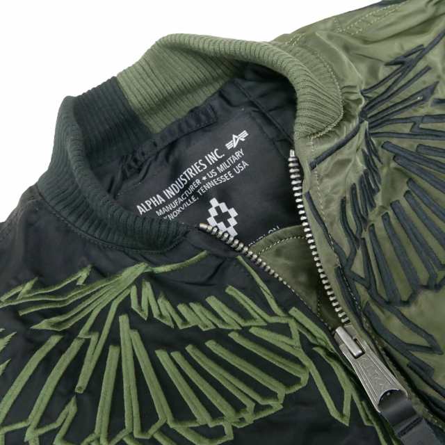 旧作処分セール 70 Off Marcelo Burlon マルセロバーロン ボンバージャケット Wings Alpha Ma 1 Cmea016e グリーン ブの通販はau Pay マーケット Tre Style