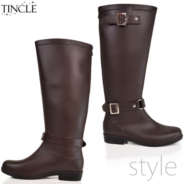 レディース レインブーツ ロング丈 バックファスナー エンジニア ラバー素材 ロングブーツ 長靴 防水 梅雨 Kt186の通販はau Pay マーケット Tincle ティンクル 営業日午前9時までの注文を当日発送
