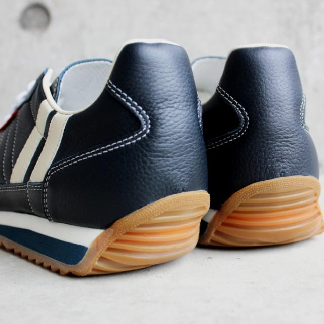 交換返品送料無料 パトリック スニーカー マラソン レザー ネイビー