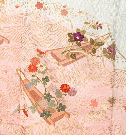 往復送料無料 全部揃って安心 大学 高校 小学生  3泊4日 卒業式 入学式 訪問着 レンタル  A 訪問着 No.011-1062-M