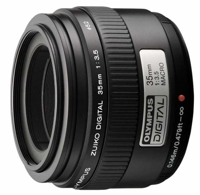 【中古　保証付 送料無料】OLYMPUS ZUIKO DIGITAL 35mm F3.5 Macro 単焦点マイクロレンズ オリンパス 単焦点レンズ/初心者/送料無料