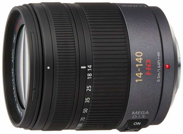 【中古　保証付 送料無料】Panasonic マイクロフォーサーズ用 14-140mm F4.0-5.8 高倍率ズーム G VARIO HD ASPH. MEGA O.I.S H-VS014140