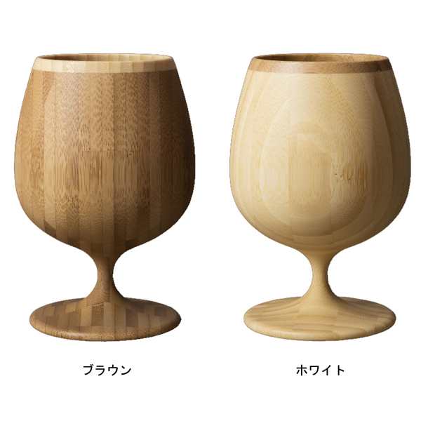 名入れ RIVERET 竹製 ブランデーベッセル ブランデーグラス ワイングラス ペアセット 木製 ギフトBOX入り 日本製