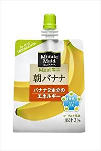 ミニッツメイドゼリー 朝バナナ 180g×４８個（2ケース）送料無料の通販は 6,208円