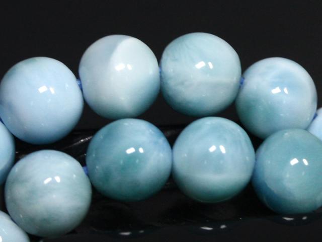 ☆高品質☆【天然石 ブレスレット】ラリマー (6A) (約8〜8.5mm) パワーストーン 母の日 ギフト_3