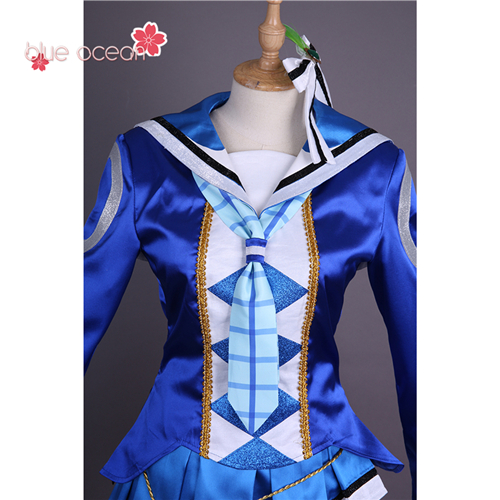 松浦 果南 Lovelive! ラブライブ！ サンシャイン!! Sunshine! アクア aqours OP2 風 コスプレ衣装 cosplay 仮装_3
