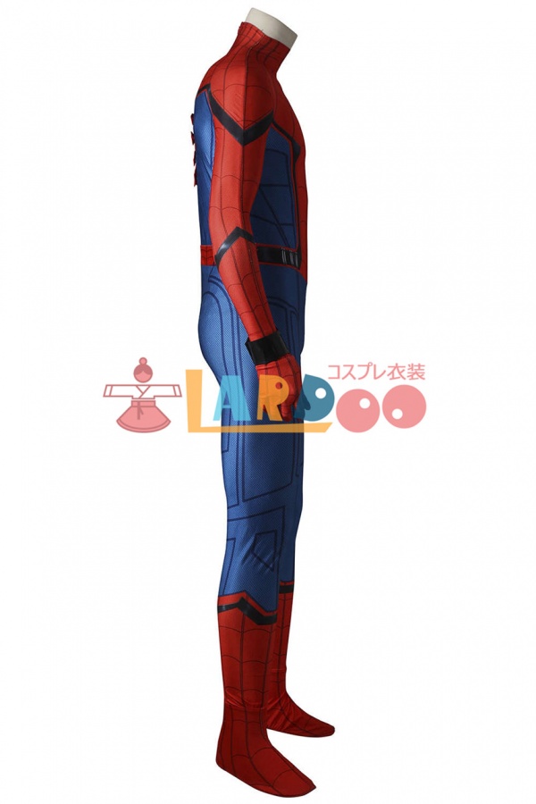 スパイダーマン：ホームカミング ピーター・パーカー コスプレ衣装[3579]
