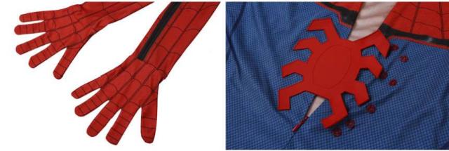 スパイダーマン：ホームカミング ピーター・パーカー コスプレ衣装[3579]