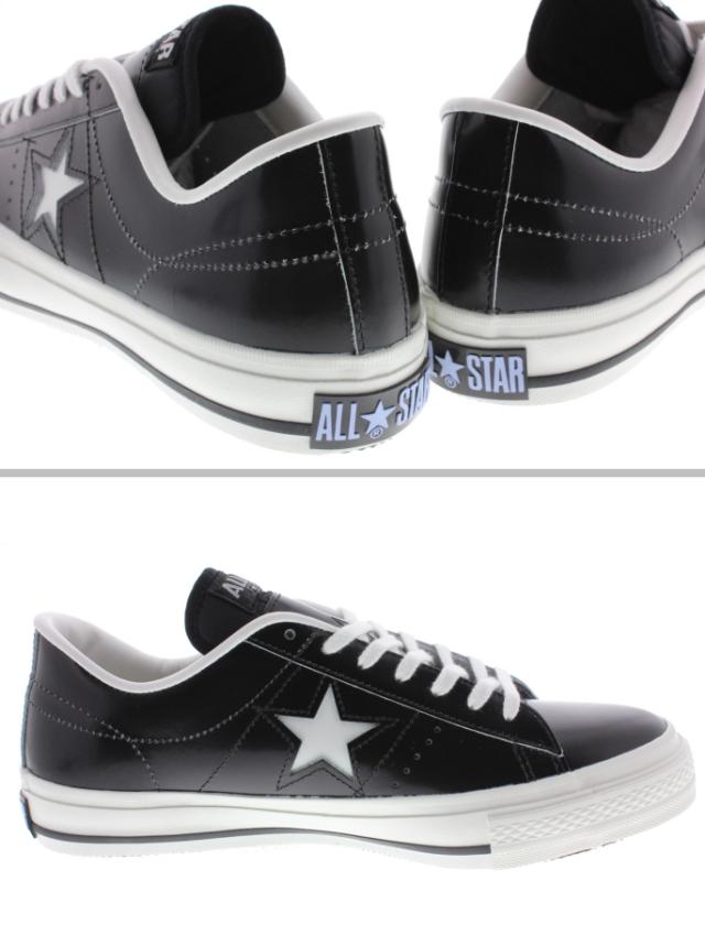 交換送料片道無料 日本製 コンバース スニーカー ワンスター ジャパン CONVERSE ONE STAR J ブラック/ホワイト 定番_1