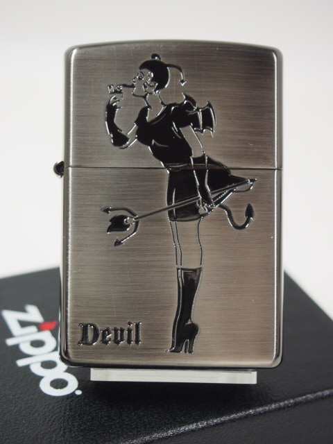 ジッポーZippo ウィンディーガール/デビル＆エンジェル・ニッケル・ブラック 銀黒 両面Windy1935ガール新品の通販はau PAY マーケット  だるまや Zippo Shop DARUMAYA au PAY マーケット－通販サイト