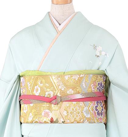 往復送料無料 全部揃って安心 大学 高校 小学生  3泊4日 卒業式 入学式 訪問着 レンタル  A 訪問着 No.011-1090-M