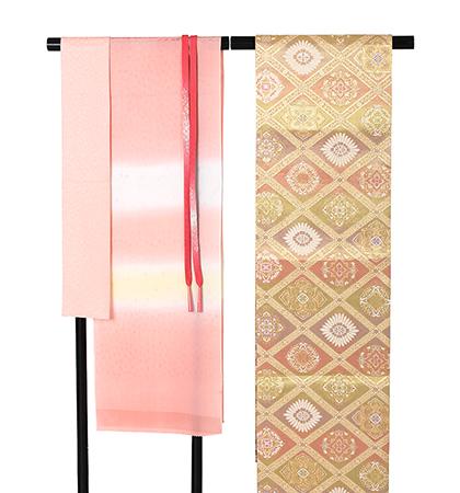 往復送料無料 全部揃って安心 大学 高校 小学生  3泊4日 卒業式 入学式 訪問着 レンタル  A 訪問着 No.011-0969-S