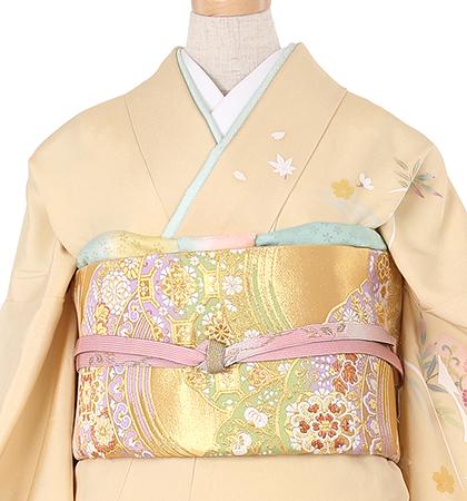 往復送料無料 全部揃って安心 大学 高校 小学生  3泊4日 卒業式 入学式 訪問着 レンタル  A 訪問着 No.011-1039-M