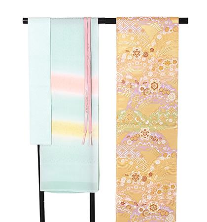 往復送料無料 全部揃って安心 大学 高校 小学生  3泊4日 卒業式 入学式 訪問着 レンタル  A 訪問着 No.011-1039-M