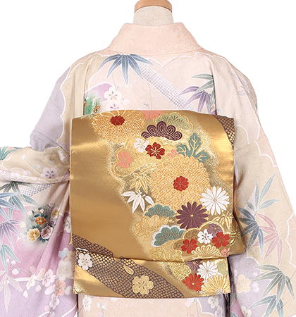 往復送料無料 全部揃って安心 大学 高校 小学生  3泊4日 卒業式 入学式 訪問着 レンタル  C 訪問着 No.011-1184-S