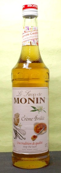 1ケース単位6本入  北海道 沖縄 離島除く ヤマト運輸 カクテル・菓子に  モナンクレームブリュレシロップ 700ml瓶6本入