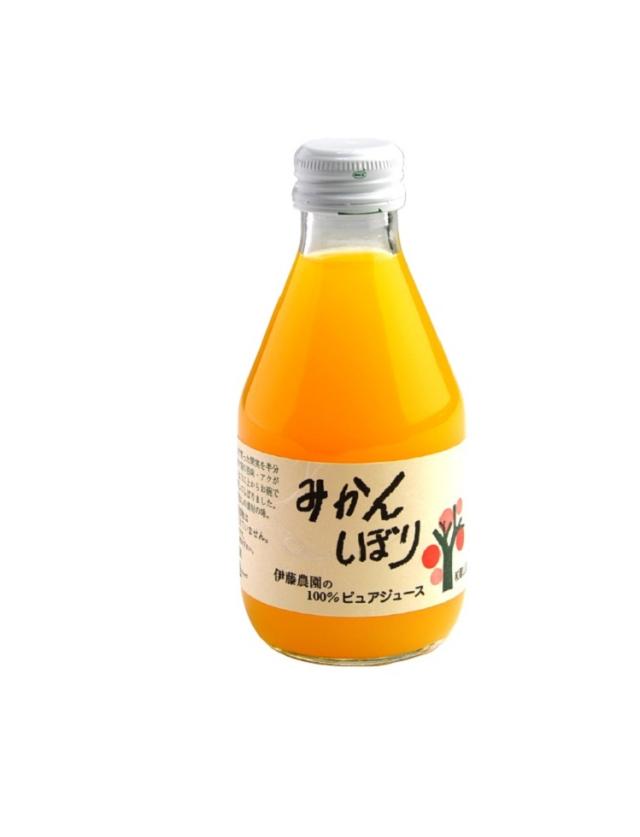 伊藤農園 100％ピュアジュース 4種類 180ml 30本 温州みかん はっさく あまなつ きよみ 北海道・沖縄送料別 ギフト 贈り物 プレゼント  ギフト お取り寄せ 1ケース単位(北海道 沖縄 離島除く ヤマト運輸 伊藤農園100％ピュアジュースみかんしぼり180ml1ケース 30本入) 【公式通販】