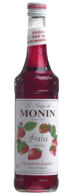 1ケース単位  北海道 沖縄 離島除く ヤマト運輸  モナンストロベリーシロップ 700ml瓶6本入