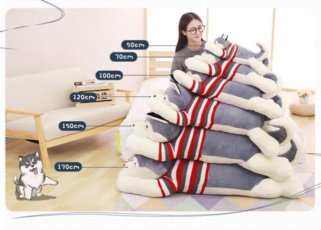 いぬ ぬいぐるみ クリスマス プレゼント いぬ ハスキー 抱き枕 ハスキー犬 グッズ ぬいぐるみ 大きい おもちゃ 犬1ｃｍの通販はau Pay マーケット Happy House
