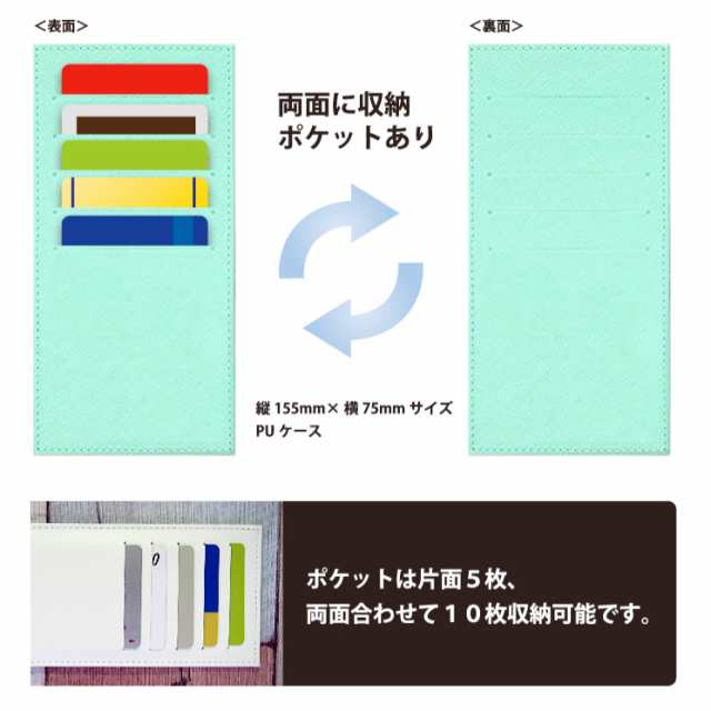 両面収納 インナーカードケース 10枚収納可能 メール便送料無料 長財布用 収納 薄型 カード入れ 便利 クレジットカード ICカードの通販はau  PAY マーケット - GOOD SELECT