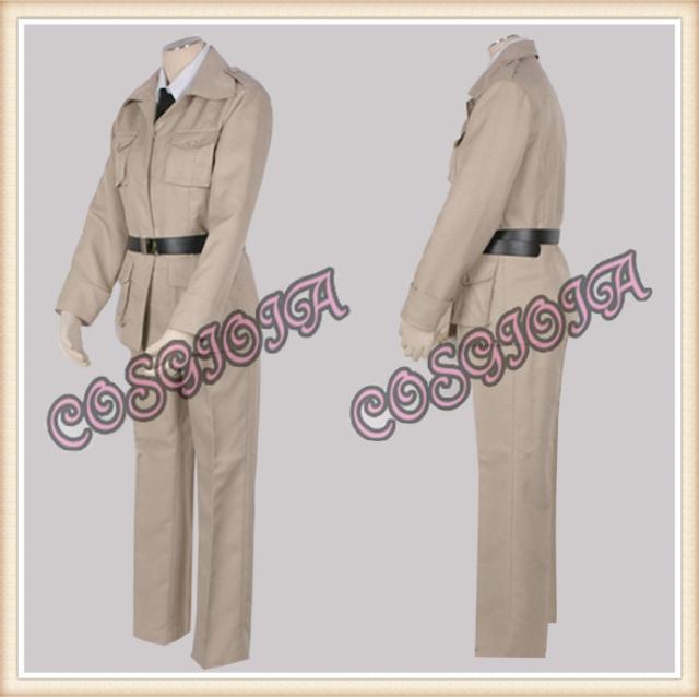 イタリア 軍服  コスプレ衣装 Axis Powers 仮装 変身 コミケ ハロウィン クリスマス イベント パーティー 制服_1