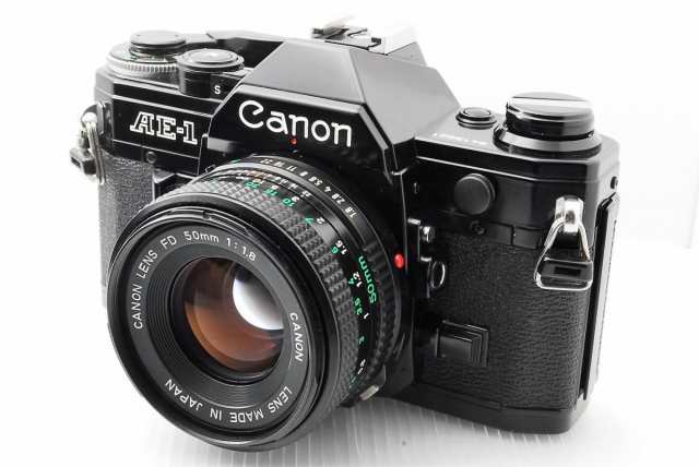 【中古】フィルム一眼レフカメラ Cannon AE-1 レンズキット FD50mm F1.8