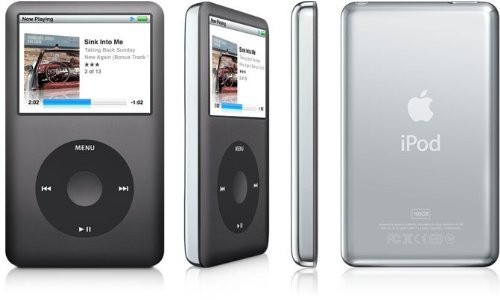 中古 保証付 送料無料】Apple iPod classic 160GB ブラック MC297J/A 