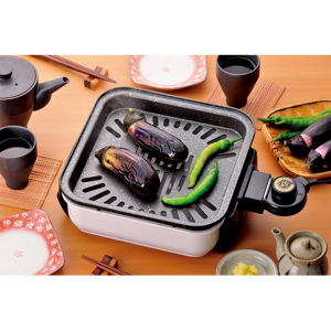 コンパクトグリル ちょこちょこ焼き KS-2847 グリル鍋 卓上 グリル プレート ホットプレート マーブルコート 新生活 一人暮らし 1人暮らし ひとり暮らし 一人用 少人数用 学生 単身向け 単身赴任 単身者用 誕生日 バースデー プレゼント ギフト 贈り物 お祝い おすすめ 人気_2